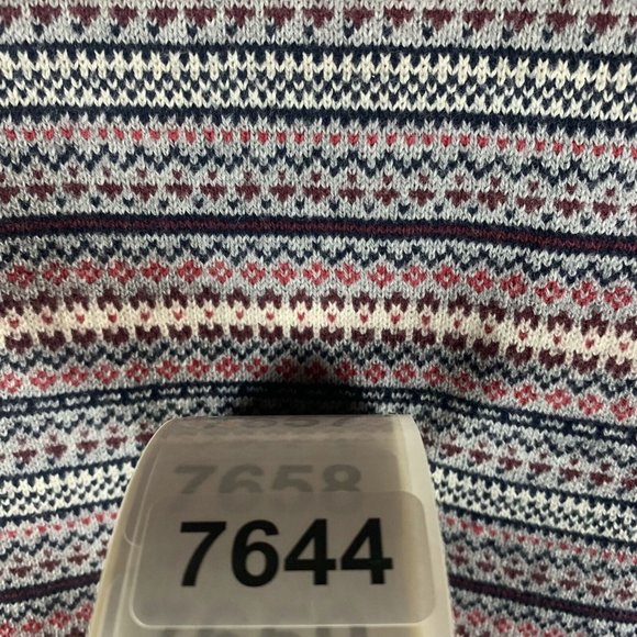 L.L. Bean Sweater Women's Small Multicolor Fair Isle Turtleneck Long Sleeve 7644 - Picture 8 of 8